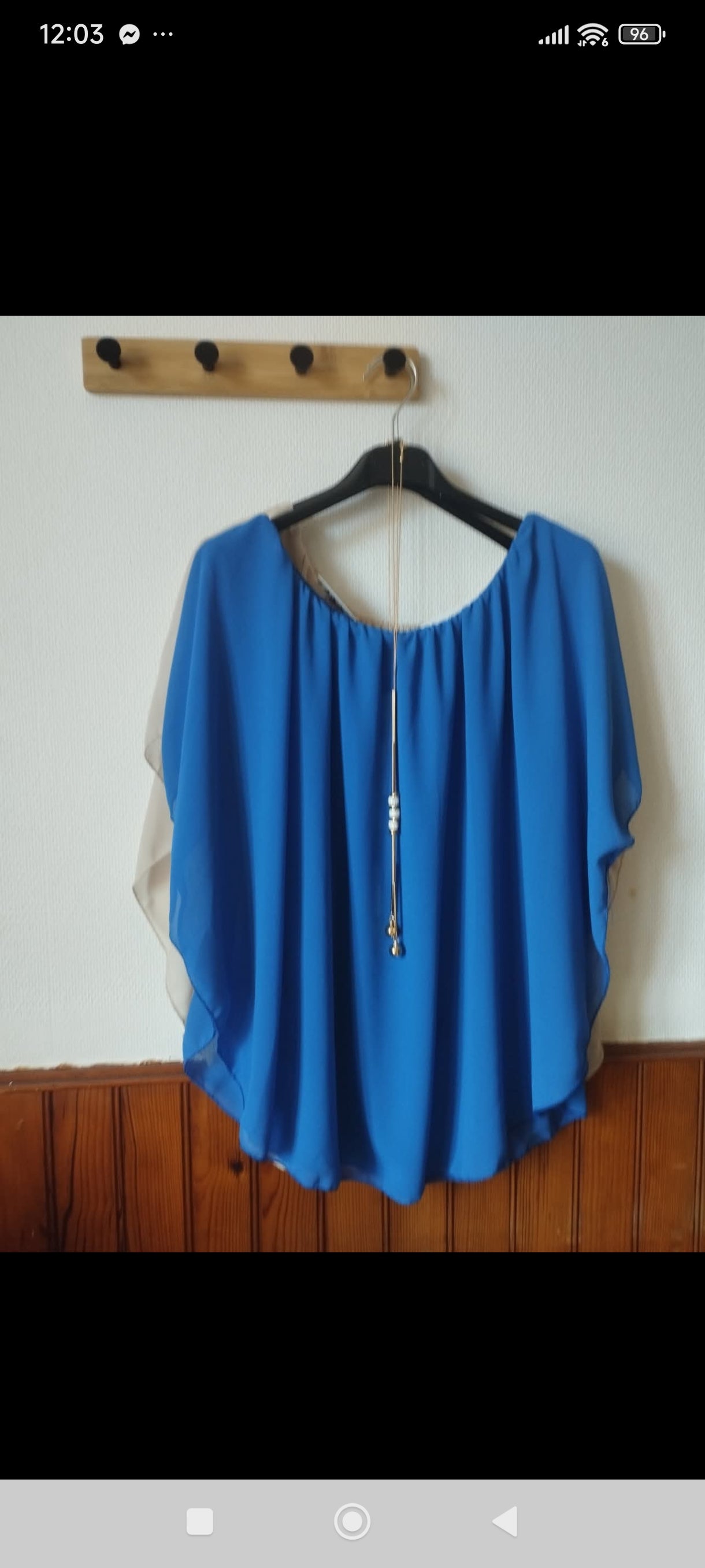Top + collier 36 a 46