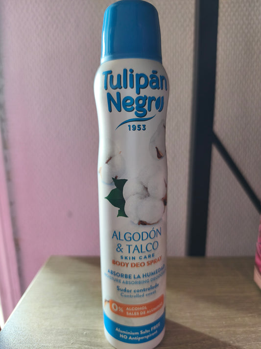 Déodorant talc coton spray