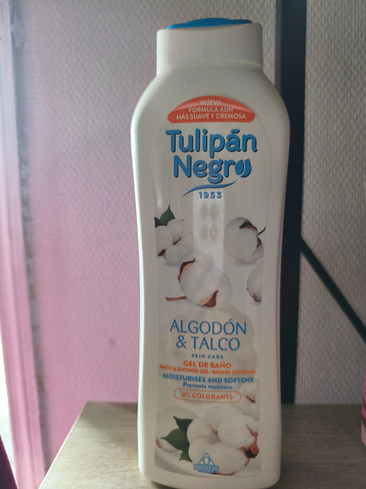 Gel douche talc coton