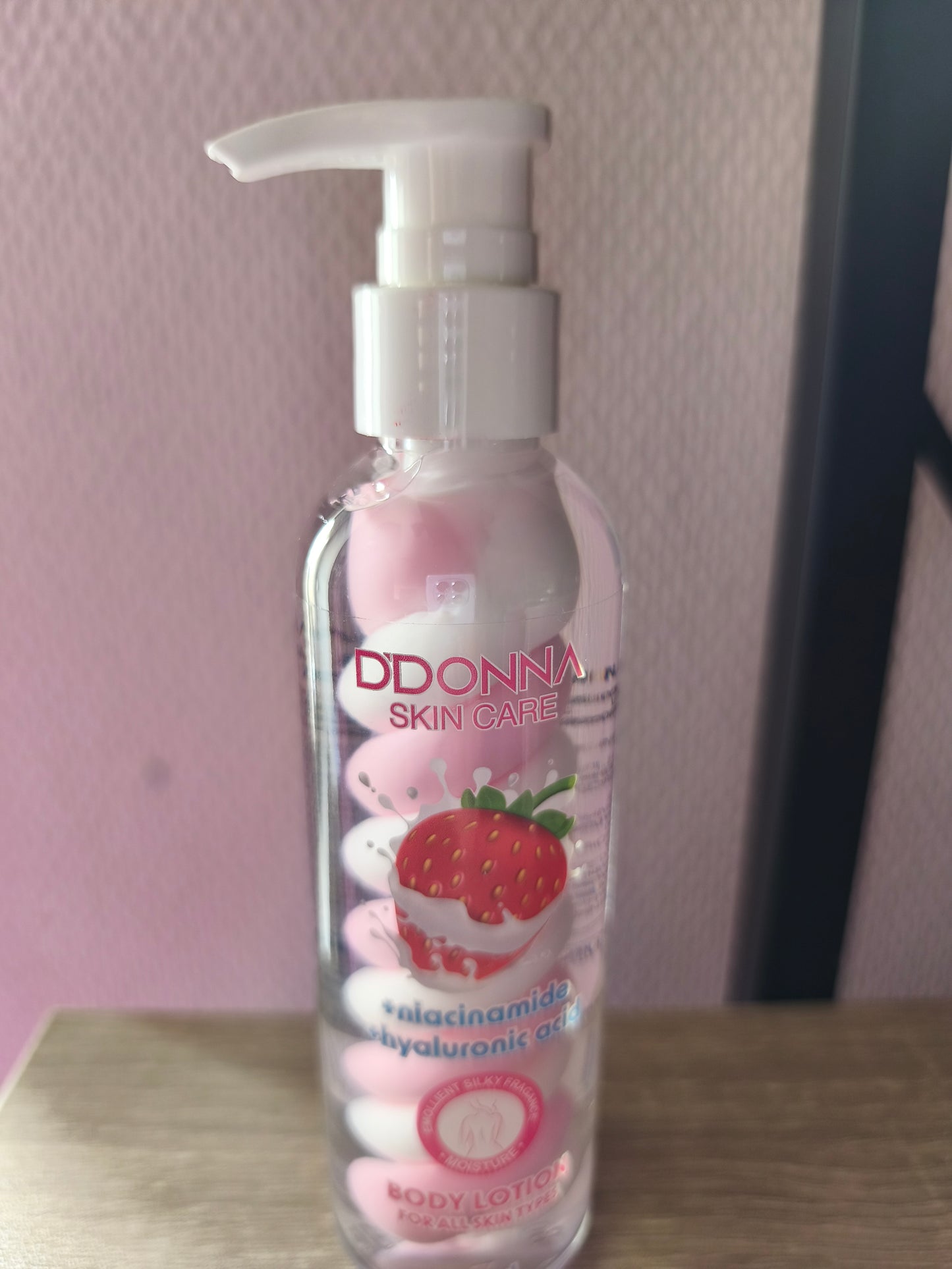 Lotion corporelle fraise