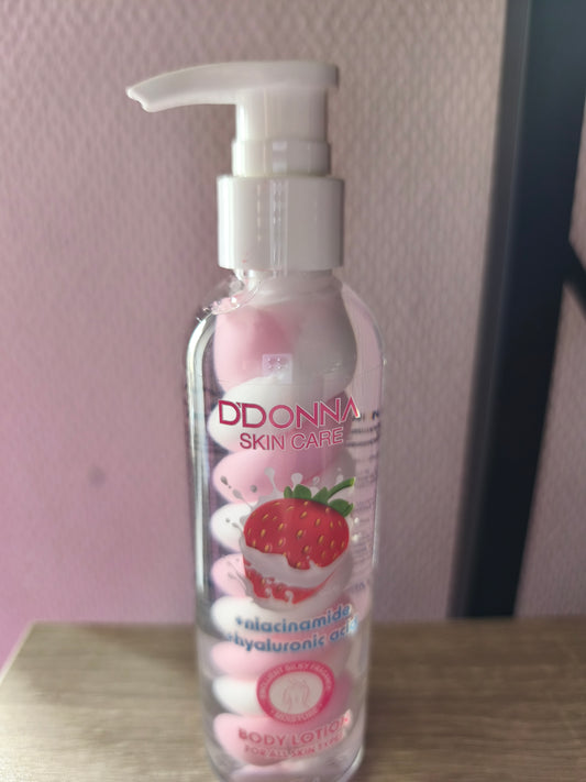 Lotion corporelle fraise